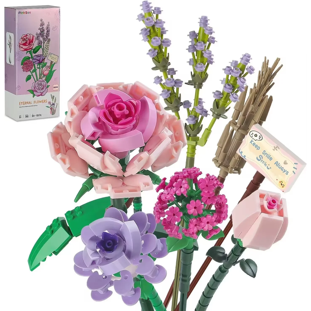 Mini Pink Rose Lavender - 547Pcs